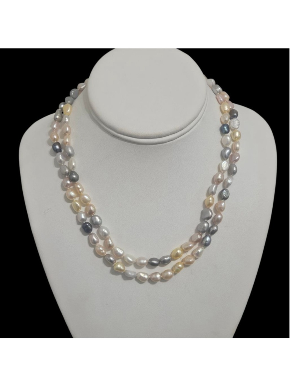 HONORA Genuine Freshwater Pearl Sterling Clasp Necklace